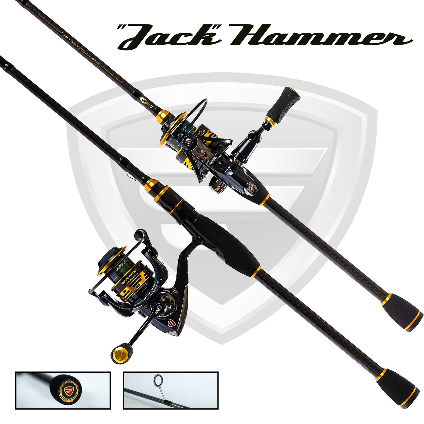 Jack Hammer Spinning Combo Favorite Fishing