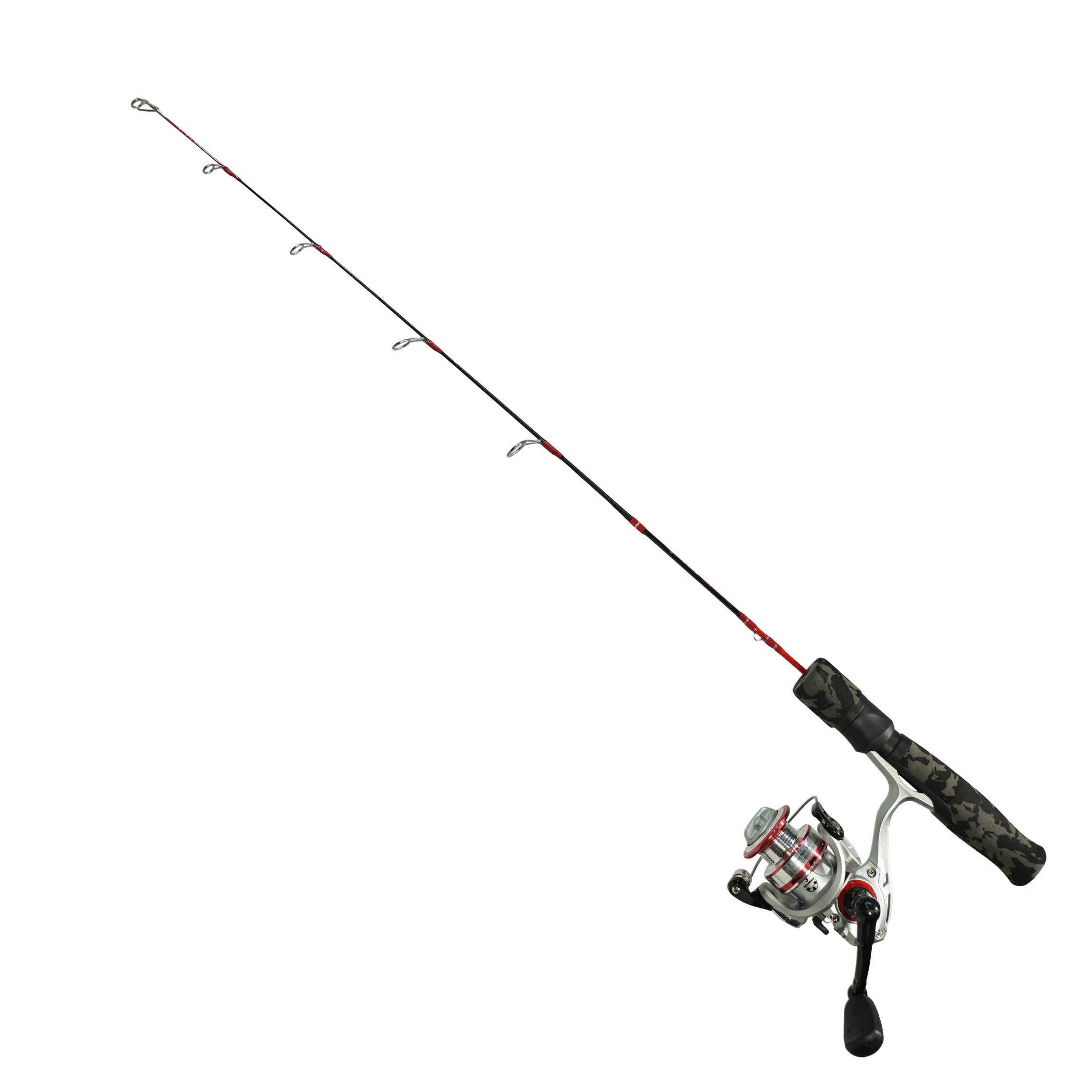 Favorite Fishing Army Ice Rod Combo 28in Light Black/Red ARICE-281L