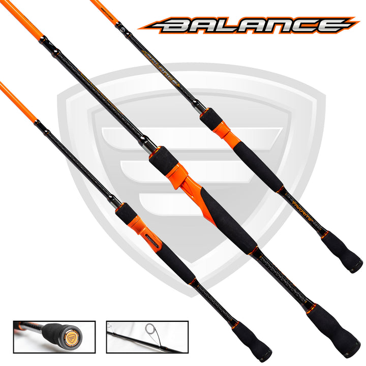balance fishing rod and reel Favorite 7 ft. 2 in. Spinning 7 Best Fly Fishing grip EVA handle provides Color:Highlighter 6500 CS pro Rocket