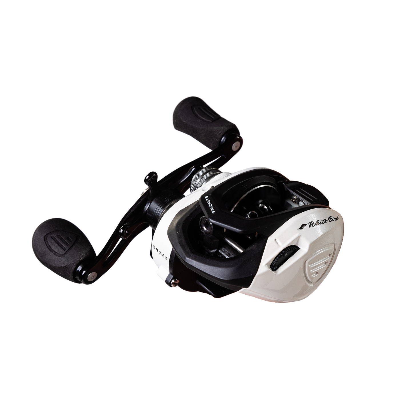 all white baitcaster reels KastKing Kapstan Elite Size 300 Double Handle Baitcasting Reel 5.4:1 / Left Handed free operation with every cast and retrieval. Shimano Tranx 150 Baitcasting Reel