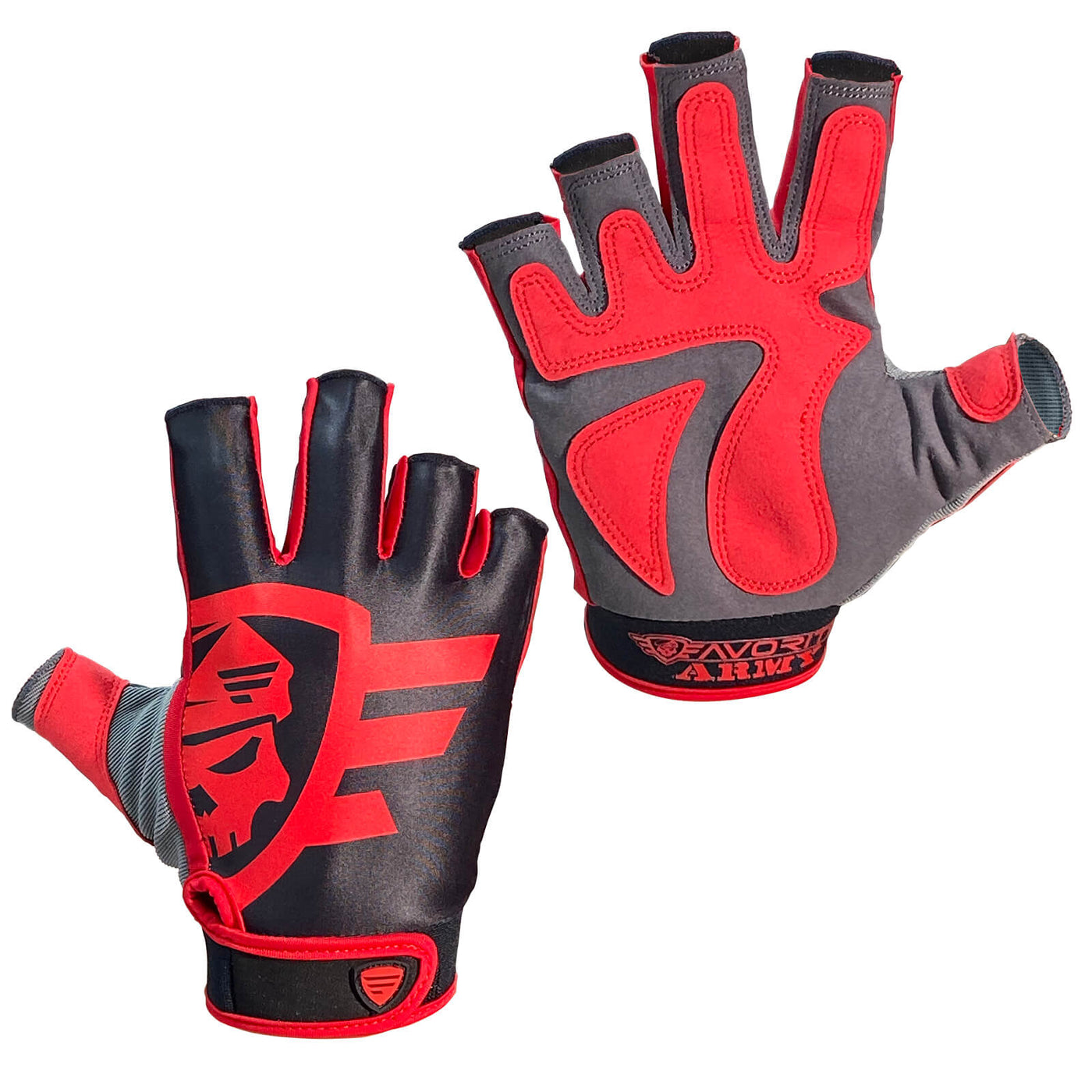 Generic (Red)Fishing Gloves New Summer Waterproof Cut Proof Non-slip Gloves  Men Three-finger Fishing H SCO