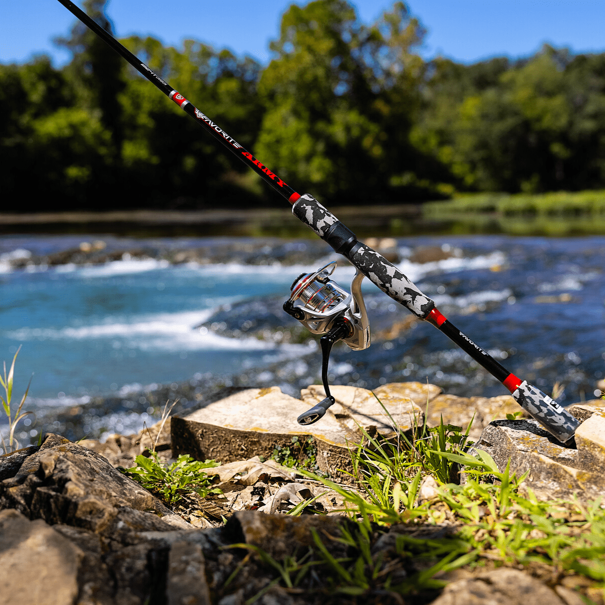 favorite fishing spinning combo Favorite Army Spinning Combo 2pc