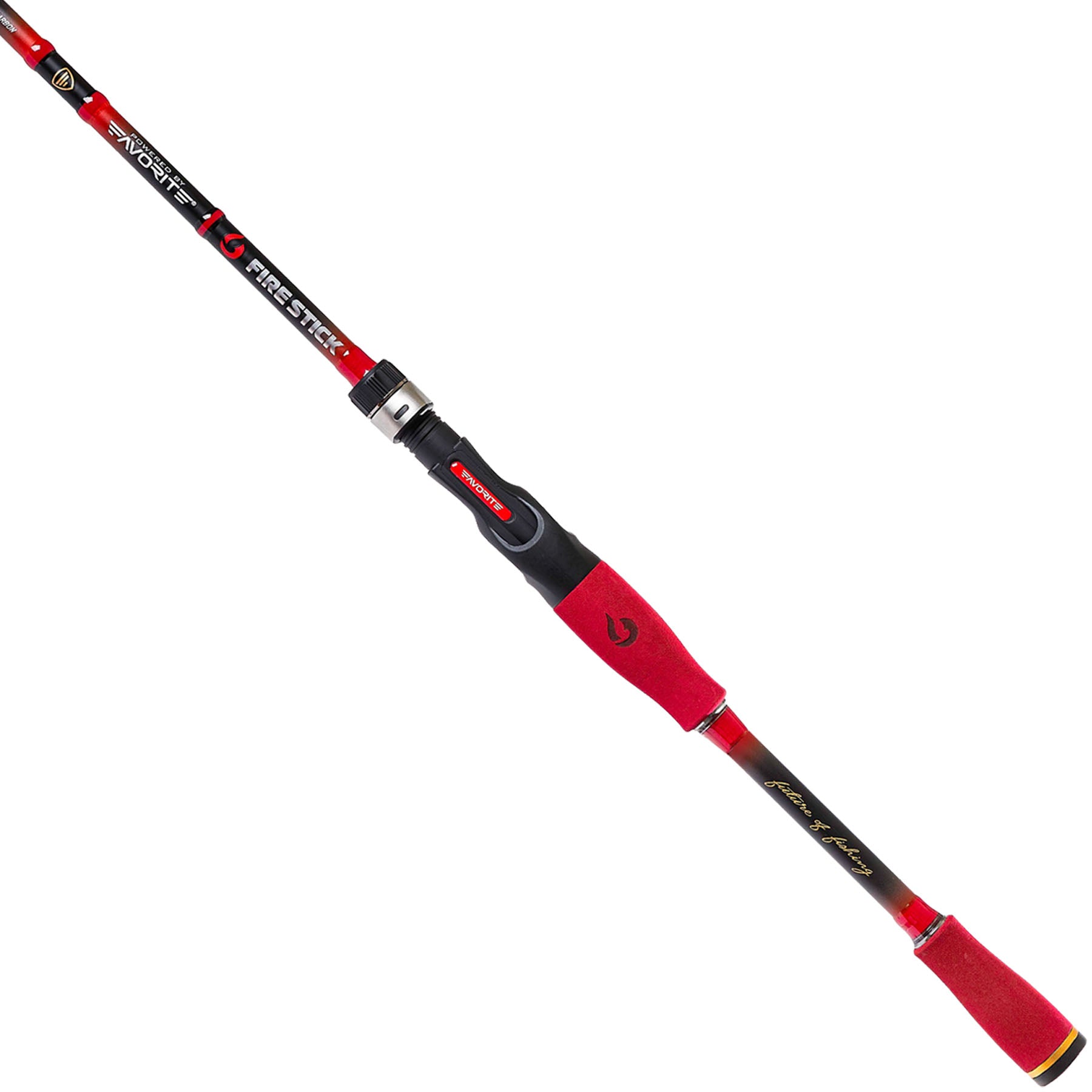 best fishing pole in fire red Fire Spinning Reel