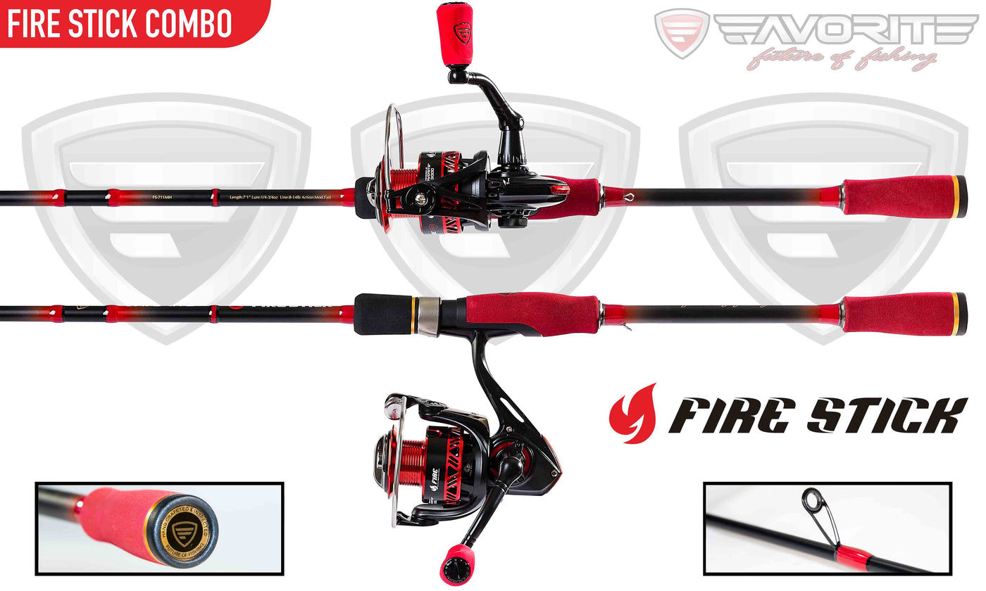 favorite fishing spinning combo Fire Stick Spinning Combo