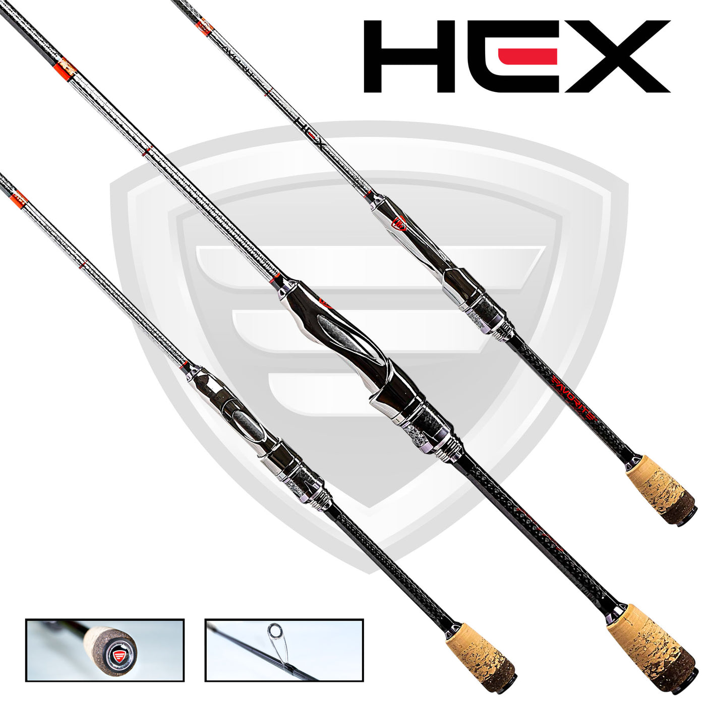 HEX Spinning Rod Favorite Fishing