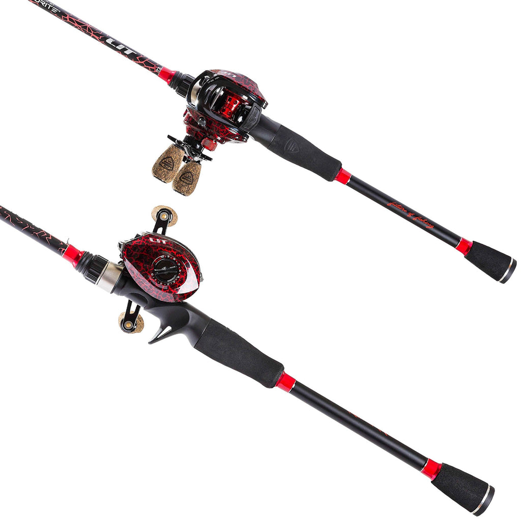 Favorite Fishing ARMC702MH10R 7 ft. 2 Piece Army Right Hand Casting Rod & Reel  Combo