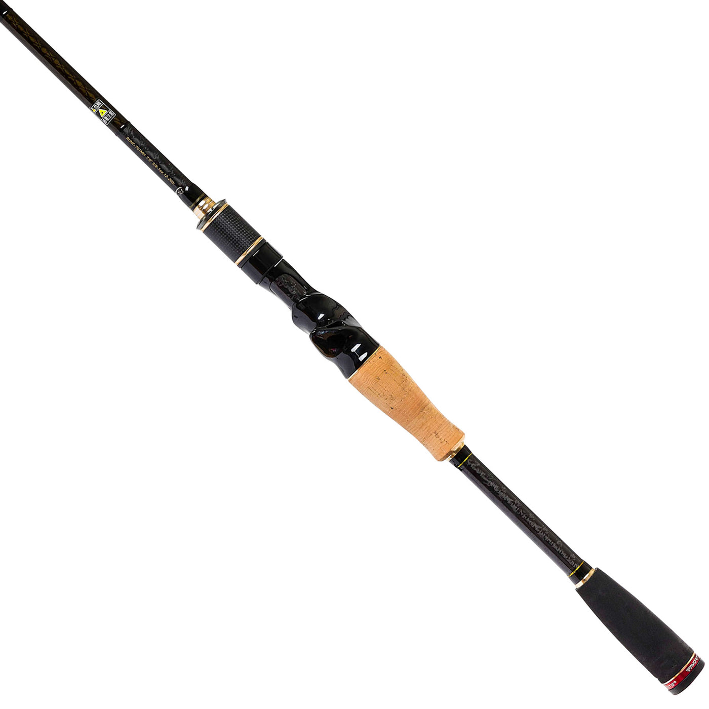 black and gold fishing pole Favorite RUHC-661M Rush Casting Rod