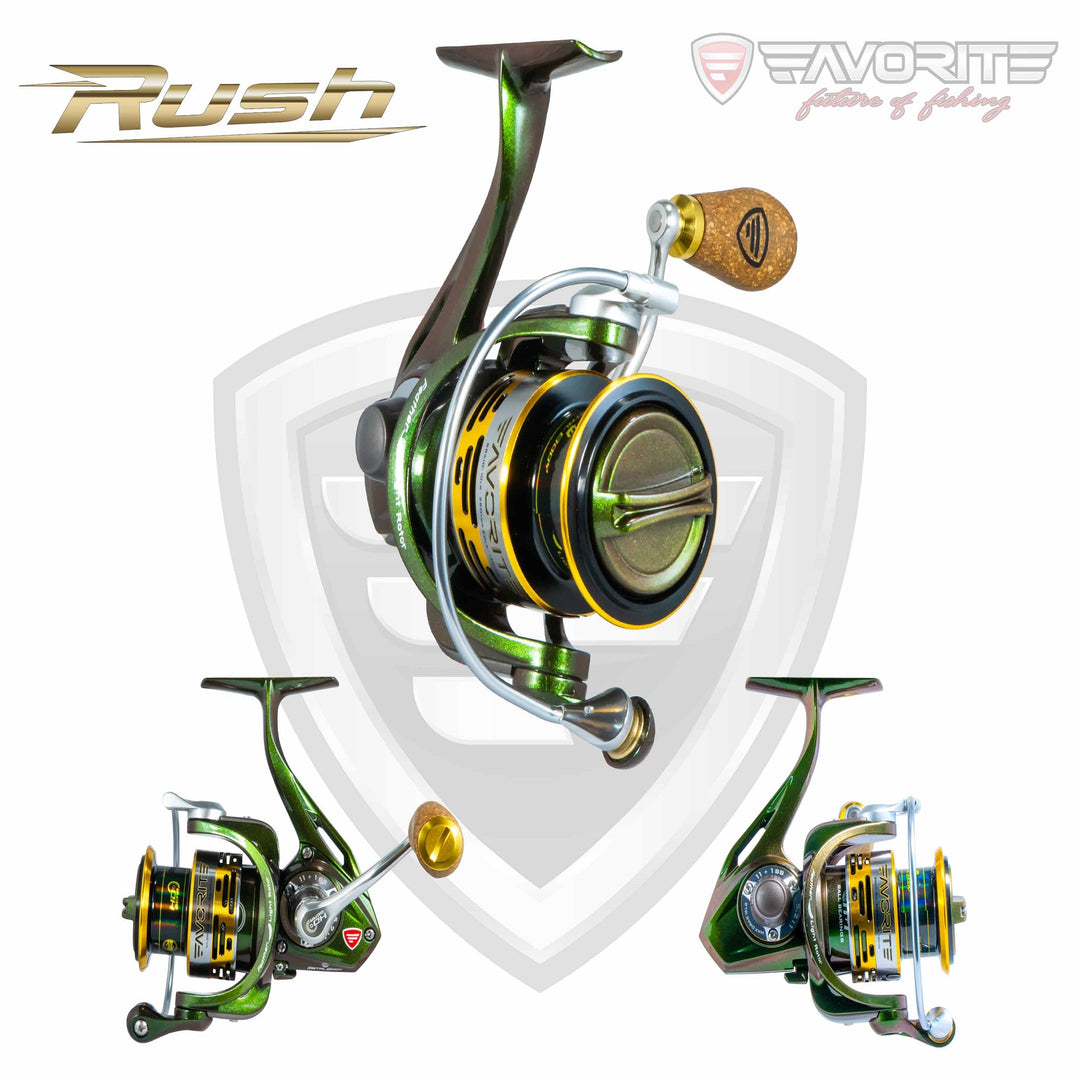 favorite fishing spinning reels Rush Spinning Reel