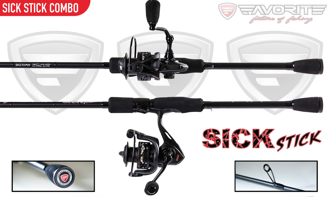 favorite fishing usa sick stick casting reel Sick Stick Spinning Combo