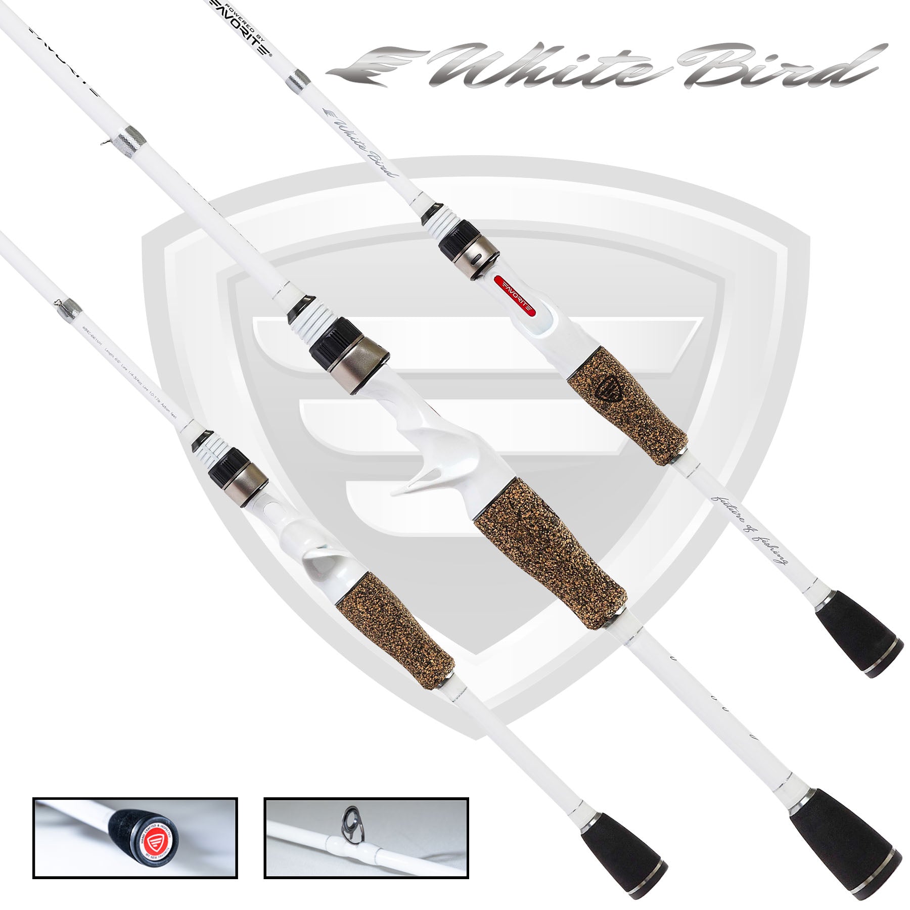 favorite white bird spinning rod combo Favorite 7 Foot 2 Inch White Bird Casting Rod