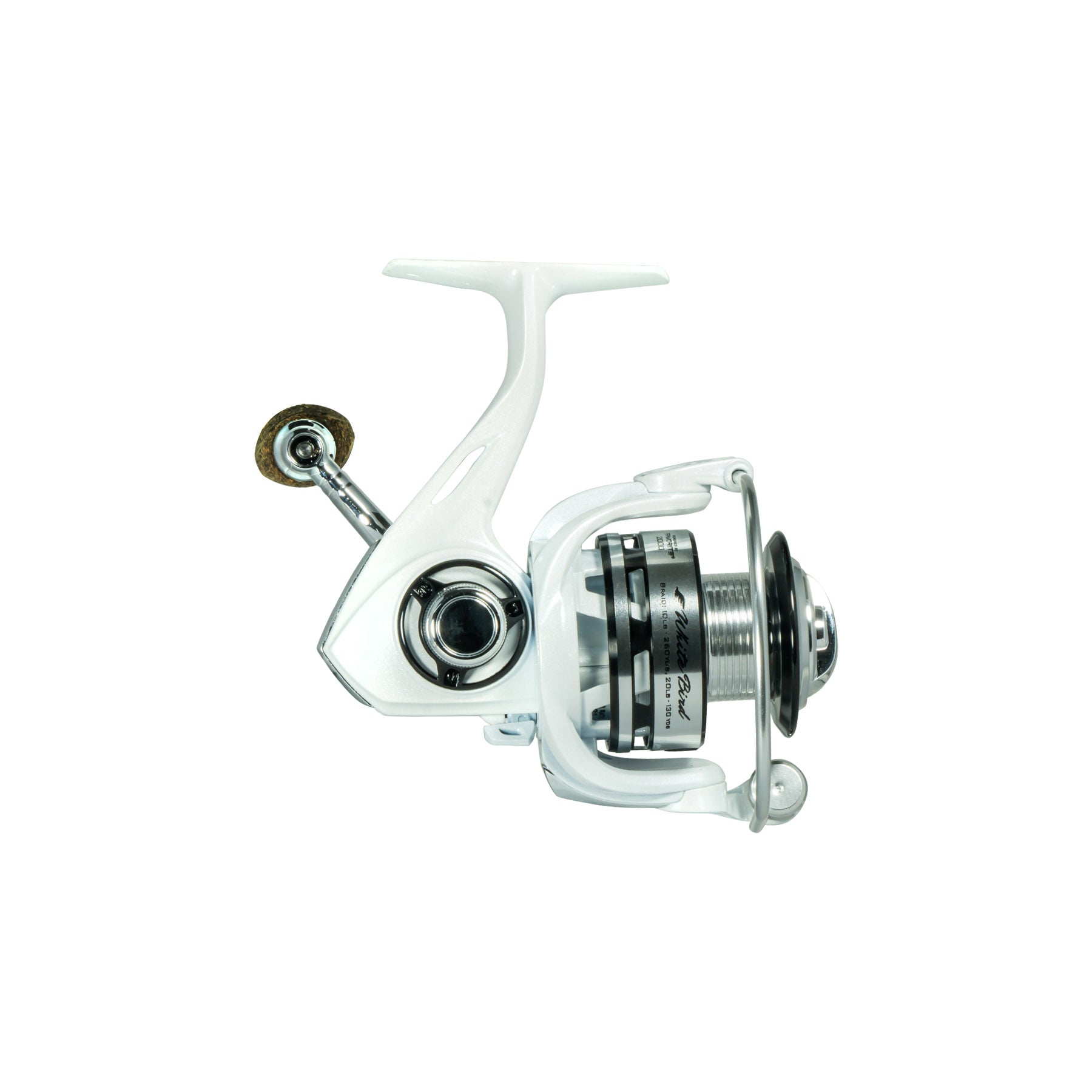 13 fish reels cork white White Bird Spinning Reel