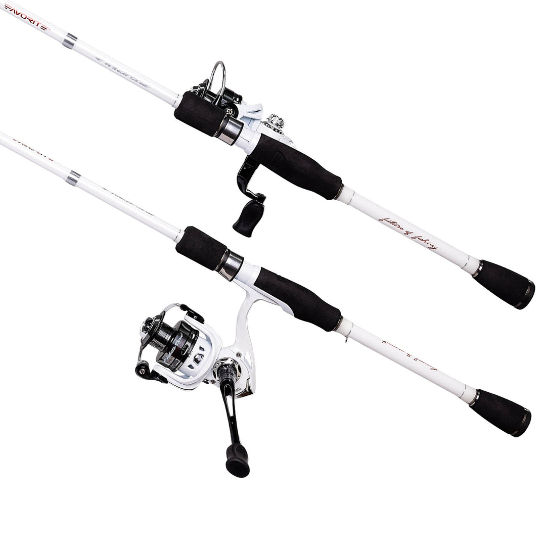 all white fishing pole ProFISHiency Krazy Americana Spinning Dock Combo Salmon and Steelhead White Bird – Favorite Fishing