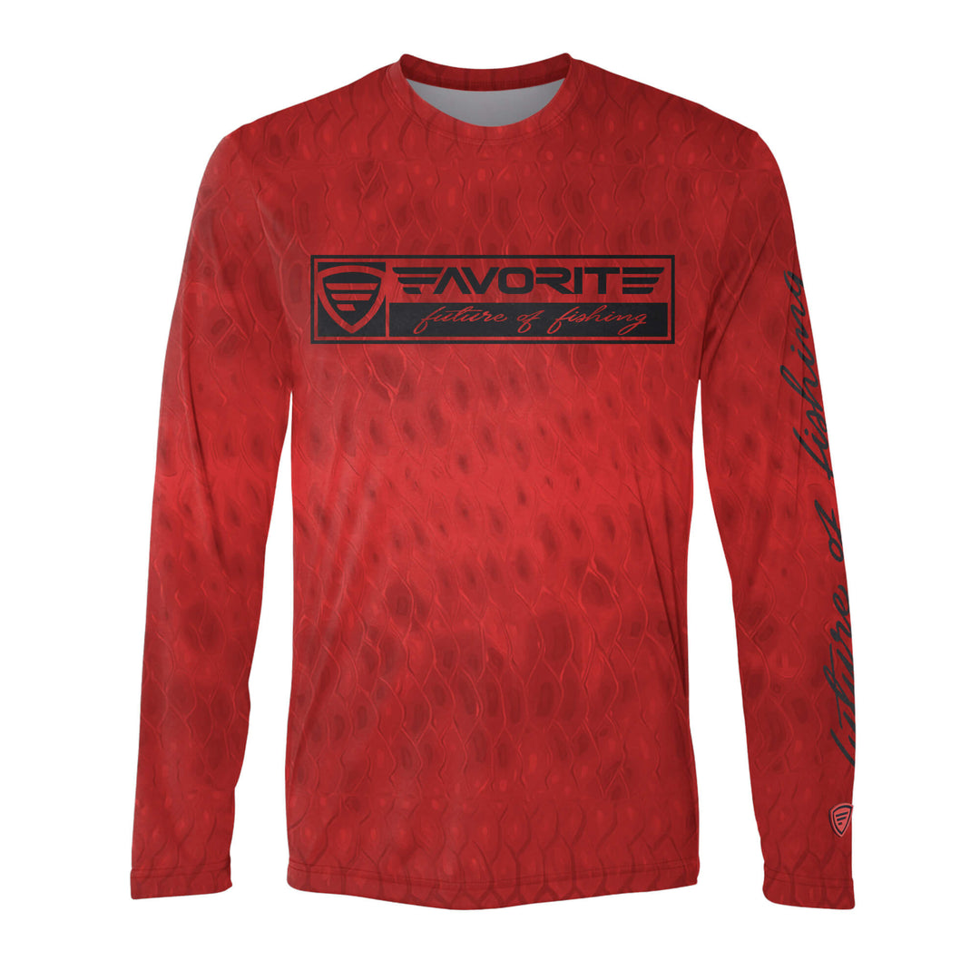 CODE-ZERO Long Sleeve T-Shirt Ocean Red M | CODE-ZERO