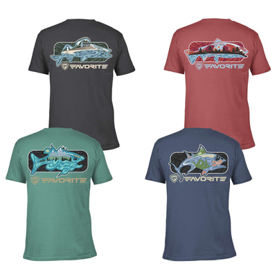 Simmer Series T-Shirt Favorite Fishing
