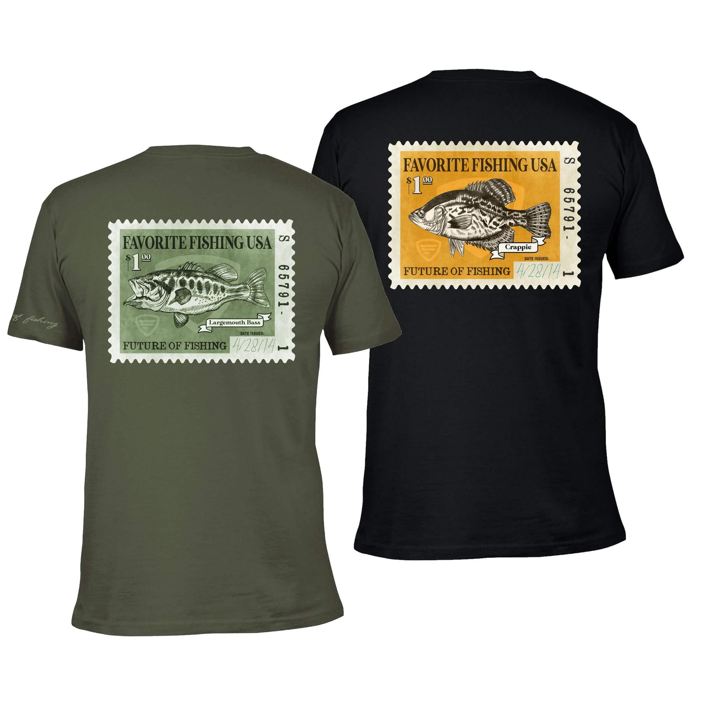 Stamp T-Shirt Favorite Fishing